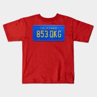 James Rockford's license plate in the Rockford Files Kids T-Shirt